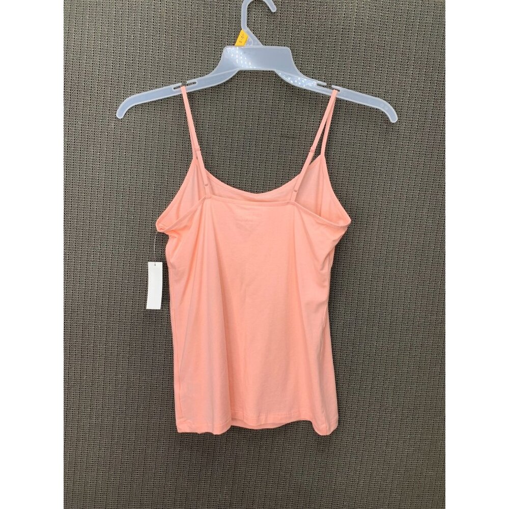 Time And Tru Womens Size S (4-6) Peach Camisole Top Adjustable Straps